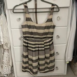 BCBG sparkle striped dress